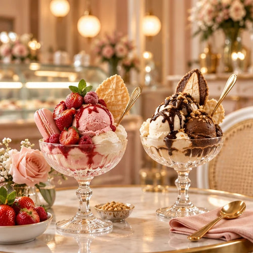 Tarde de Sorveteria sem Olhar o Relógio